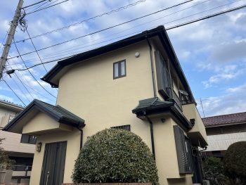 小金井市貫井南町にて〜200万円で一戸建ての屋根壁塗装した施行事例