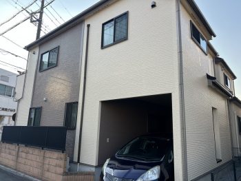 小金井市貫井北町〜130万円で一戸建ての屋根壁塗装した施行事例